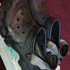CROCS Black Sandals with Versatile Heel Strap